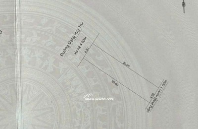 Đất MT Đặng Huy Trứ,  Đường 7m5 lề 4m. Sát biển Nguyễn Tất Thành